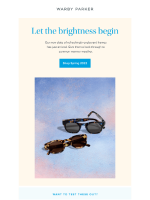 Warby Parker - Enter: Spring 2022