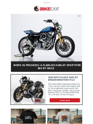Bike EXIF - Work in Progress: A Flawless Harley Sportster 883 by Mule