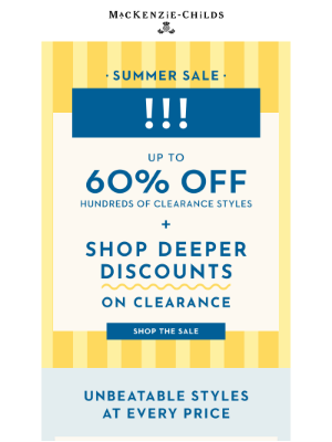 MacKenzie Childs LLC - FINAL HOURS ⏰ UP TO 60% OFF
