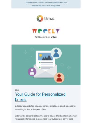 Litmus - Did you say email personalization? Why yes, please!