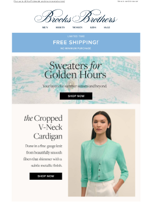 Brooks Brothers - The summer sweaters your breezy nights need