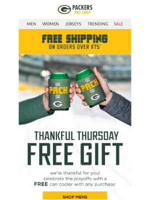 Green Bay Packers Inc - It's Thankful Thursday! 💚💛