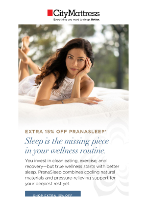City Mattress - Every Wellness Routine Needs PranaSleep
