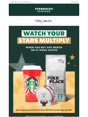 Starbucks UK - A great weekend starts with Stars!