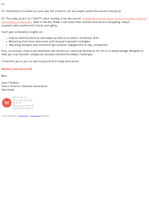 Wpromote - Invitation Reminder: Strategies to Navigate Today’s Shifting Market