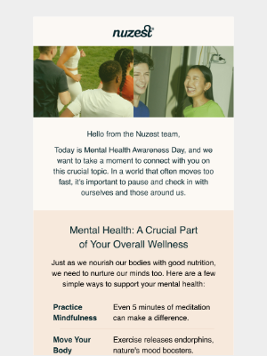 Nuzest USA - Your Mental Health Matters: Let's Talk About It