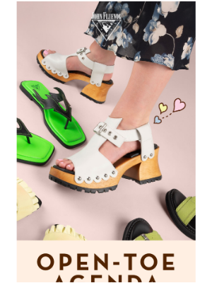 John Fluevog Shoes - Warning: These sandals may cause staring 👌