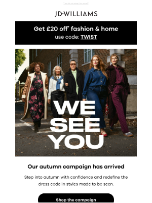 JD Williams (United Kingdom) - 🍂 Have you seen our autumn campaign? 👀
