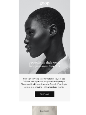 Goop - a transformative skin 2-step