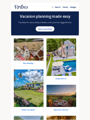 HomeAway - 8 family-sized vacations