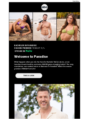 Disney+ - TONIGHT: Bachelor in Paradise Premieres at 8/7c!