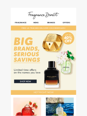 Fragrance Direct(United Kingdom) - Big Brands, Limited Time Deals 🚨