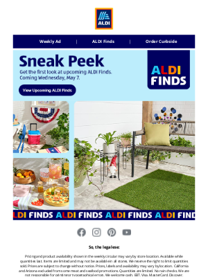 ALDI - Sneak Peek: Upcoming ALDI Finds 😉