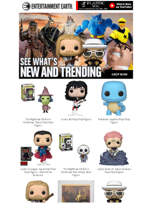Entertainment Earth - Thor, Black Panther, Star Wars, Family Guy, and More!