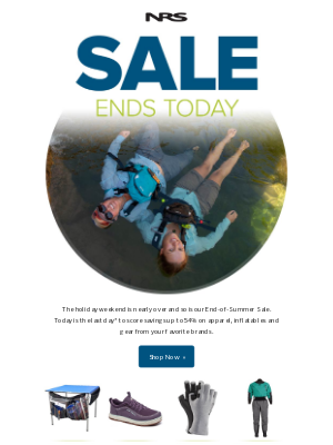NRS - Sale Ends Today: Save Big on GORE-TEX, Astral, Watershed & More