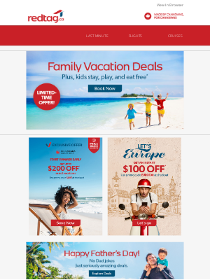 Red Tag Vacations (Canada) - Top deals of the week 🔥