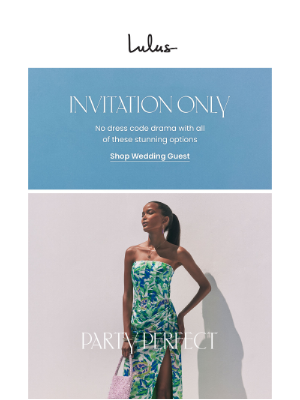 Lulus - You've Been Invited 💒