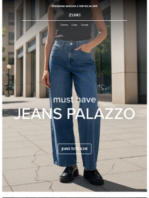 Zuiki (Italy) - I jeans più chic della stagione 😍