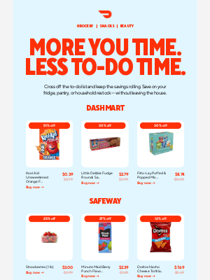DoorDash - To-do list? More like whew, done list