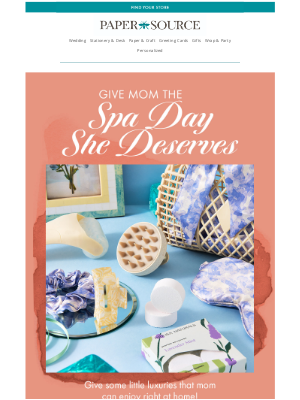 Paper Source - A Spa Day Just for Her