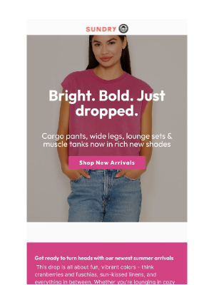Sundry Clothing - New arrivals, now in full color