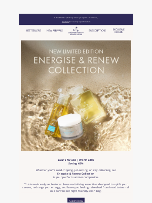 Aromatherapy Associates - Summer Travels packed with Self-Care ✈️