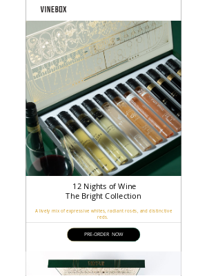 VINEBOX - Introducing... The Bright Collection