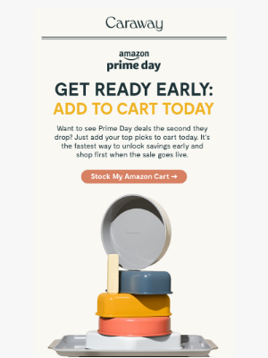 Caraway - Get a Head Start on Prime Day (the Caraway Way)