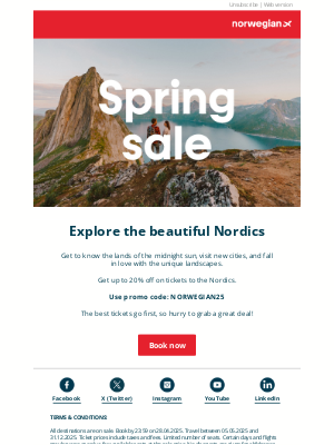 Norwegian Air Shuttle - ✈️ All routes on sale! Up to 20% off.