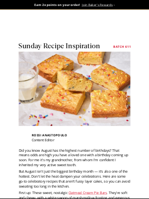 King Arthur Baking Company - 5 Easy Birthday Bakes