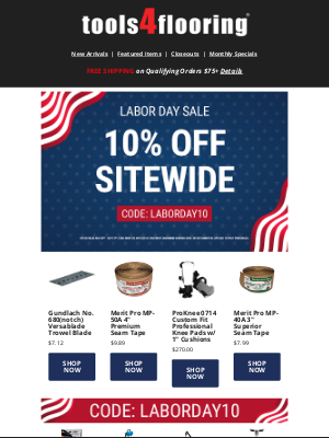 Tools 4 Flooring - LABOR DAY SALE HAPPENING NOW! 💪