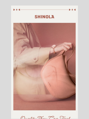 Shinola - Leather with a touch of love