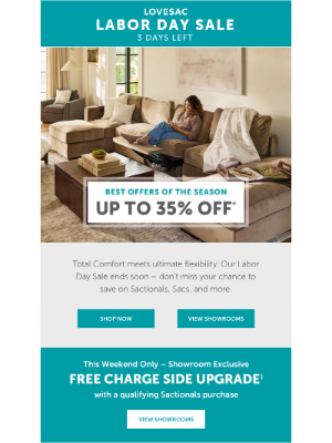 Lovesac - Soak Up the ☀️ (and Savings) Before It's Over!