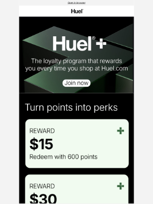 Huel - Hey, you haven't joined Huel+ yet ➕