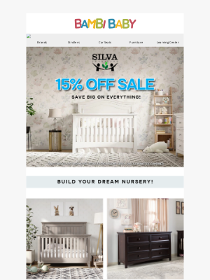 Bambi Baby Store - 🚨 Grab Your Silva Furniture Savings Before They're Gone!