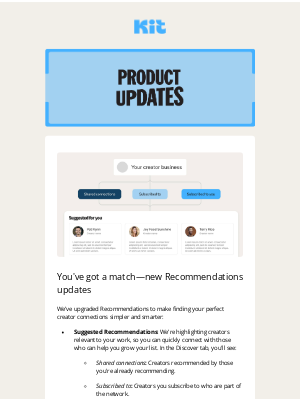 ConvertKit - Kit Product Updates: December 2024