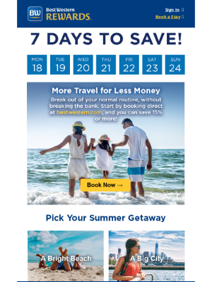 Best Western Hotels & Resorts - You've Got 7 More Days to Save Big!