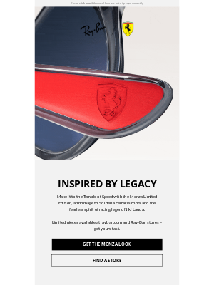 Ray-Ban - Meet the Monza Limited Edition