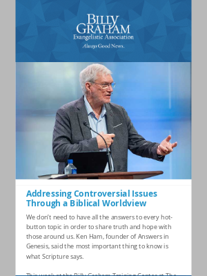 Billy Graham Evangelistic Association - 'Woke-Proof': Responding to Today's Culture