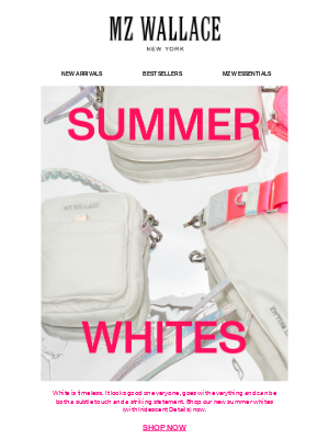 MZ Wallace - It's time for summer whites