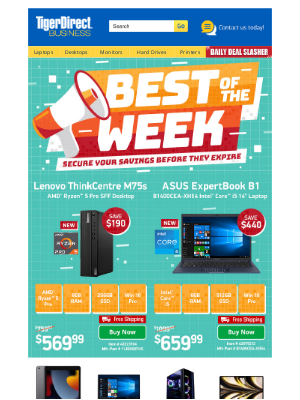 TigerDirect - Best of the Week! $399 HP i7 PC