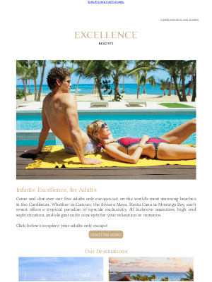 Excellence Resorts - Thank you for joining Excellence Resorts!