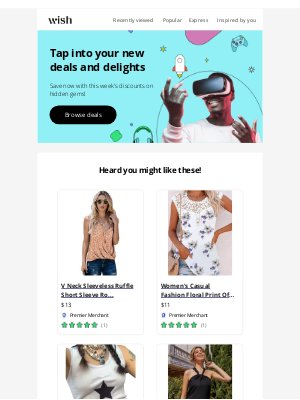 Wish - Your weekly deals alert 📣