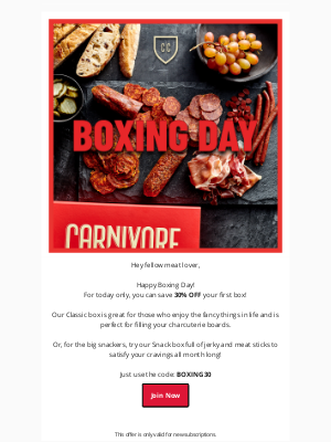 Carnivore Club (CA) - Boxing Day Sale! 🥊