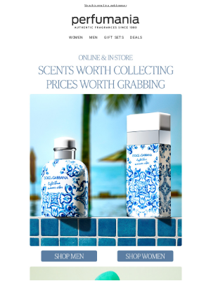 perfumania - Scents Worth Collecting, Prices Worth Grabbing