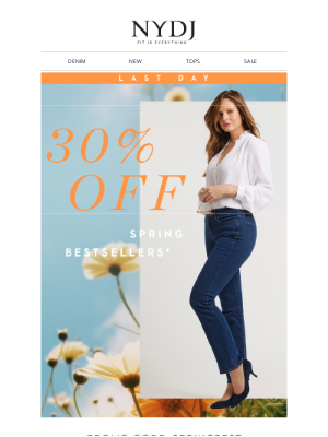 NYDJ - LAST DAY for 30% Off!