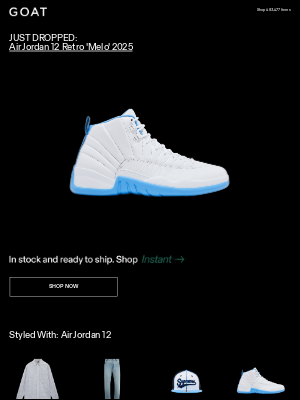 GOAT - JUST DROPPED: Air Jordan 12 Retro 'Melo' 2025