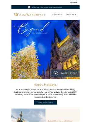 AmaWaterways - Beyond the Riverbanks: Winter Holiday Highlights