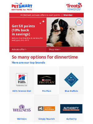 PetSmart - Last day for 5X POINTS! 🐩🐈🐟