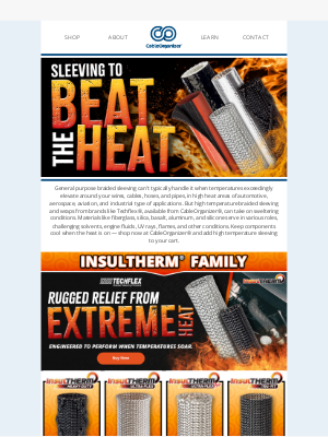CableOrganizer - 🔥High Temps Ahead!